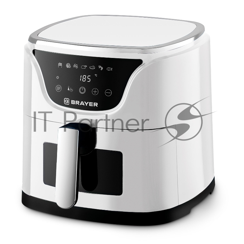 Аэрогриль Brayer BR2036WH белый, 1500 Вт, 5 л, сенсор, 7 программ