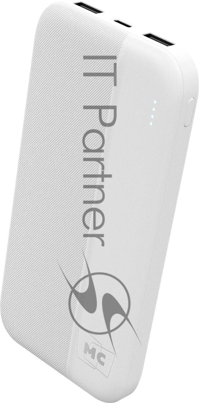 Портативный аккумулятор MORE CHOICE (4620202552907) PB25-10 белый - 10000mAh 2USB