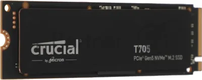 Накопитель SSD Crucial T705 4Tb PCIe Gen5 NVMe M.2 SSD CT4000T705SSD3