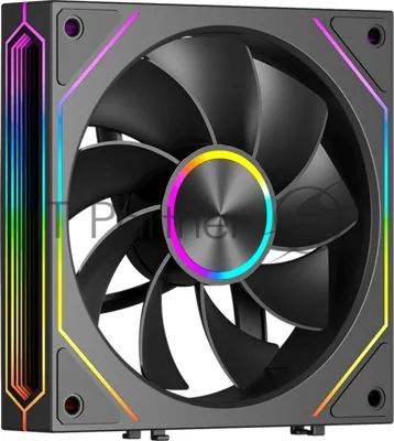Вентилятор для корпуса PcCooler F3 X120R BK Reverse ARGB 120х120x25 черный 4-pin 28.4дБ (F3 X120R ARGB BK) Ret