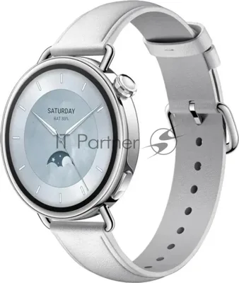 Умные часы Xiaomi Watch S4, 1.32", AMOLED, 4G, Wi-Fi, Bluetooth, NFC, USB, IP68, белый