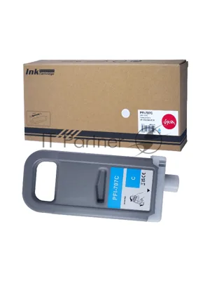 Картридж струйный Sakura 9822B001 (PFI-707C) для Canon, голубой, 700 мл.
