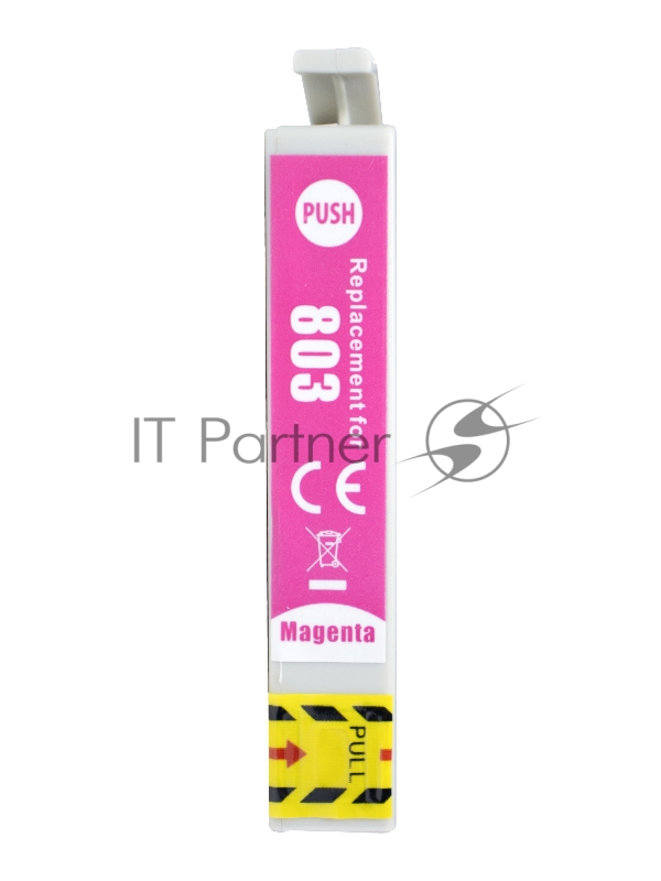 Картридж струйный Sakura C13T08034011 (T0803) для Epson, пурпурный, 7,4 мл.