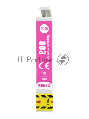 Картридж струйный Sakura C13T08034011 (T0803) для Epson, пурпурный, 7,4 мл.