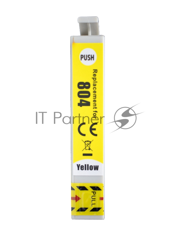 Картридж струйный Sakura C13T08044011 (T0804) для Epson, желтый, 7,4 мл.