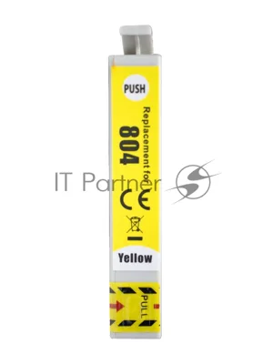 Картридж струйный Sakura C13T08044011 (T0804) для Epson, желтый, 7,4 мл.