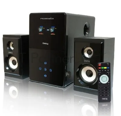 Акустическая система Dialog Progressive AP-220 черный 2.1, 30W+2*12W RMS, USB+SD reader