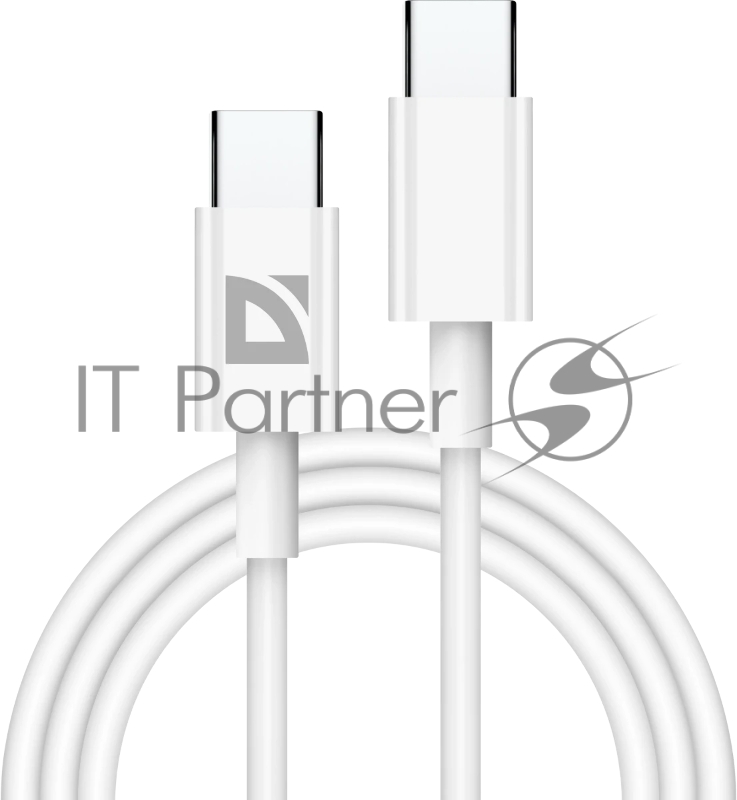 Кабель Defender USB F182 TypeC-TypeC 1м, 30 Вт, PD,TPE,белый