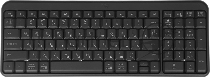 Клавиатура Logitech K251 беспроводная, Bluetooth, чёрный
