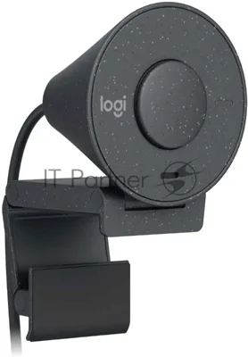 Веб-камера Logitech Brio 300 1920x1080, 30 кадр/с, USB Type-C, микрофон (шумоподавление), автоматическая фокусировка, автоосвещение, универсальное крепление