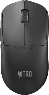 Мышь беспроводная/проводная Acer Nitro OMR402 черный, 26000 dpi, радиоканал, Bluetooth, USB, кнопки - 5