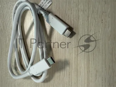 Кабель Type-C/Type-C, 3А, 60Вт, PD/QC3.0, медь, 1м, белый
