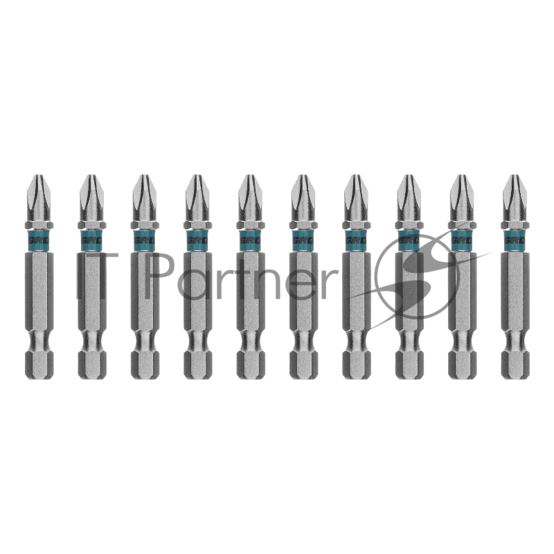 Бита Gross PH2х50 мм, сталь S2, шестигр., отрывн., 10 шт.