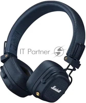 Беспроводные/проводные наушники Marshall Major V синий, накладные, Bluetooth + проводной, беспроводная зарядка, до 100 ч