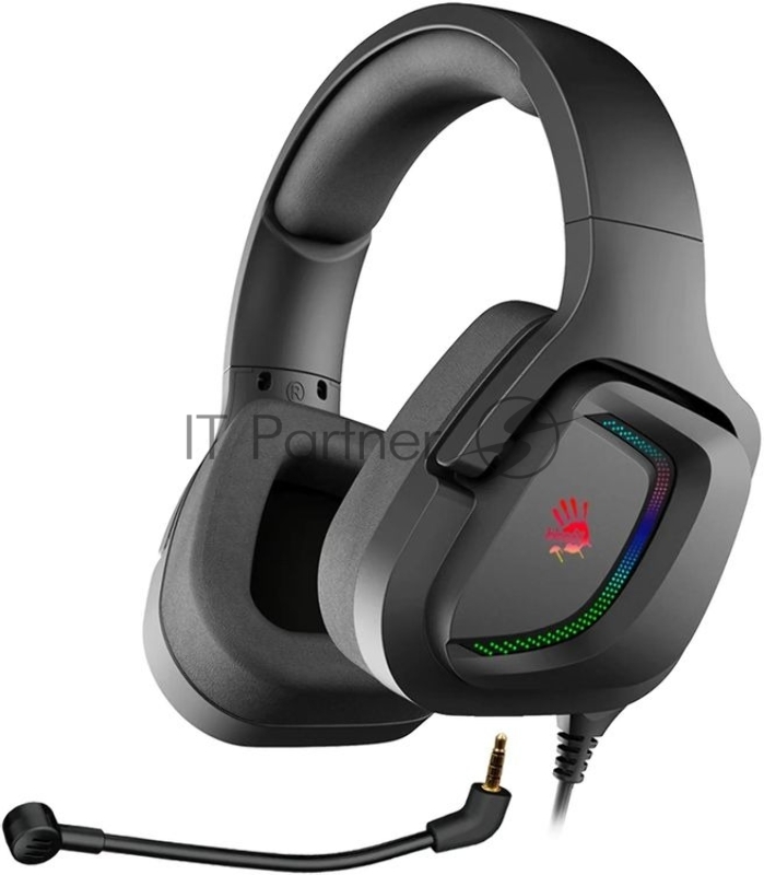 Гарнитура Bloody G573P чёрный, проводная, подсветка, совместимость с PS5, Xbox