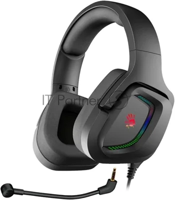 Гарнитура Bloody G573P чёрный, проводная, подсветка, совместимость с PS5, Xbox