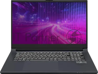 Ноутбук OSiO CyberLine C170i-002/17.3"/IPS/Intel Core i5 12600H/16Gb/512Gb/SSD/NVIDIA GeForce RTX 4050 6Gb/Без ОС/темно-серый/2.49kg