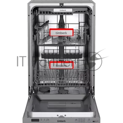 Посудомоечная машина Timberk Set&Dry T-DW45BI103 серебристый (узкая)