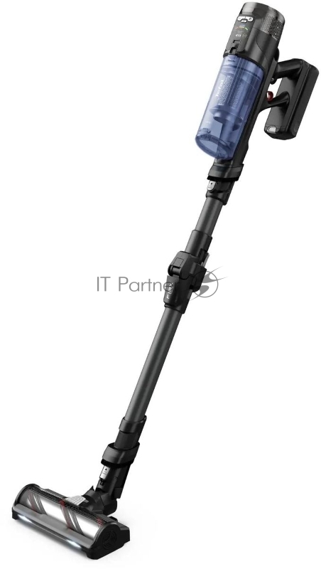 Пылесос вертикальный Tefal X-Force Flex TY9LC1WO серый/синий, питание от аккумулятора, 150 Вт, уборка сухая, пылесборник 0.65 л