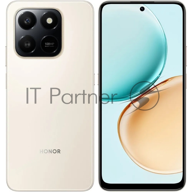 Смартфон HONOR X7d 8/256Gb золотистый