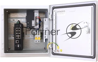 Коммутатор OSNOVO OS-331(SW-60812/I), 8×100 Мбит/с PoE + 1×1 Гбит/с LAN + 2×1 Гбит/с SFP, неуправляемый