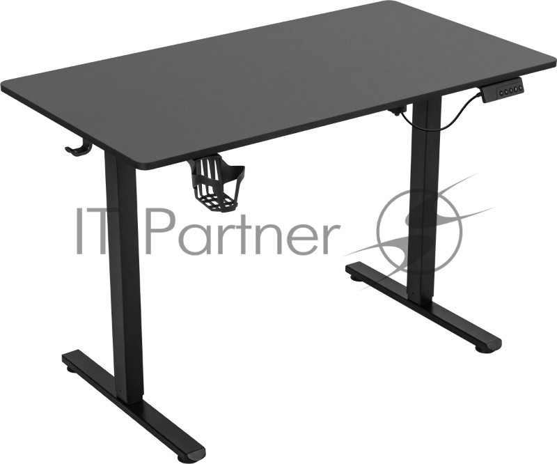 Стол игровой Defender Pulse черн, 110x60, высота 70-115 см 1