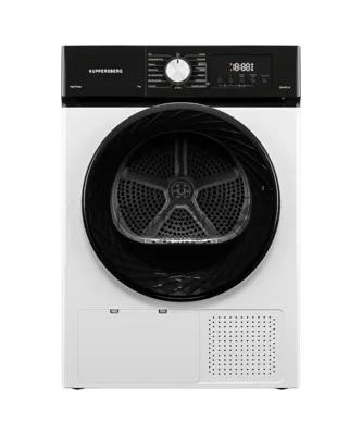 Сушильная машина Kuppersberg DM 592 W белый, 9 кг, сушка - конденсационная, программ - 15, 59.5 x 85 x 61.5 см