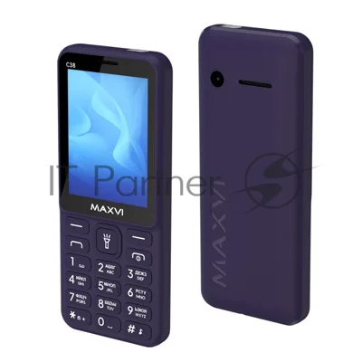 Мобильный телефон Maxvi C38 фиолетовый
