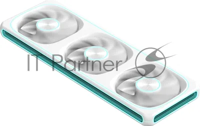 Вентилятор для корпуса Formula Air Fusion 3 Wh ARGb 360х120x28 белый 4-pin 34.95дБ Ret