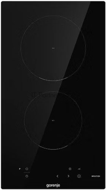 Индукционная варочная поверхность Gorenje GI3201BSCE, 2 конфорки, стеклокерамика, 3500 Вт