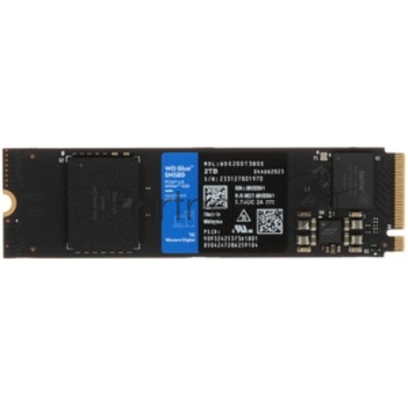 Накопитель SSD 2TB WD Blue SN5100, NVMe, M.2 2280, PCI-E 4x4 R/W - 6700/7100 Mb/s