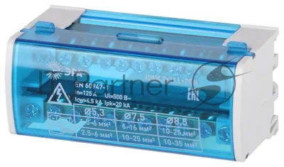Шины на DIN-рейку ЭРА NO-224-97 в корпусе кросс-модуль ШНК 2х11 L+PEN