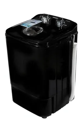 Стиральная машина Horizont WM-4601W черная, загрузка вертикальная 4.6кг, класс: A