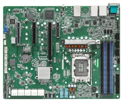 Материнская плата серверная ASRock EC266D4-4L, LGA1700, Intel C266, 4xDDR5 (ECC), 14xSATA, 2xM.2, 1xPCIe 5.0 x16, 1xPCIe 5.0 x8, 1xPCIe 4.0 x4, 1xVGA, 5x1Gb LAN (вкл. IPMI), 2xUSB-A 5Gbps, 1xCOM, ATX