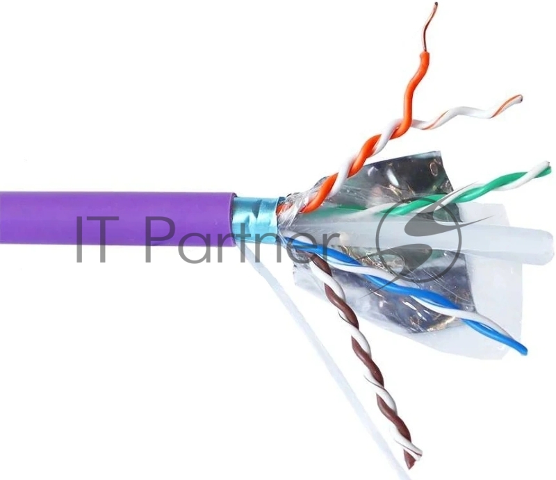 Кабель информационный Lanmaster LAN-6AUMTP-HFLT-VI кат.6A UTP 4 пары 23AWG LSZH внутренний 305м фиолетовый