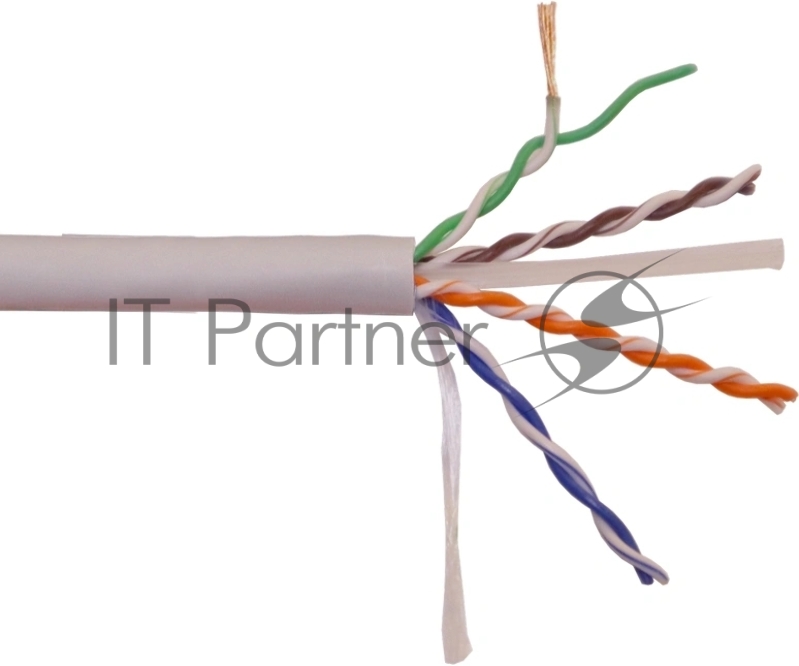 Кабель информационный Lanmaster LAN-6EUTP-PT-LSZH-GY кат.6 UTP 4 пары 23AWG LSZH внутренний 305м серый