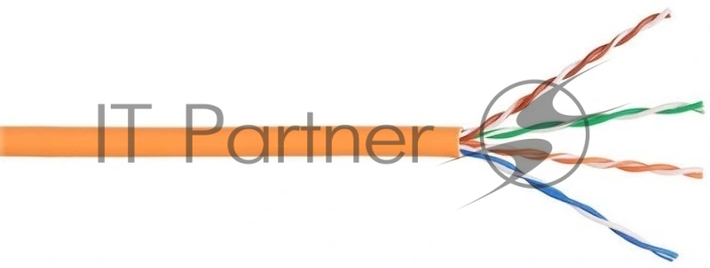 Кабель информационный Lanmaster LAN-5EFTP-PT-LSZH-OR cat.5e FTP 4 пары 26AWG LSZH внутренний 305м оранжевый