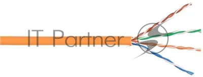 Кабель информационный Lanmaster LAN-5EFTP-PT-LSZH-OR cat.5e FTP 4 пары 26AWG LSZH внутренний 305м оранжевый