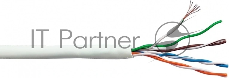 Кабель информационный Lanmaster LAN-5EFTP-PT-LSZH-WH cat.5e FTP 4 пары 26AWG LSZH внутренний 305м серый