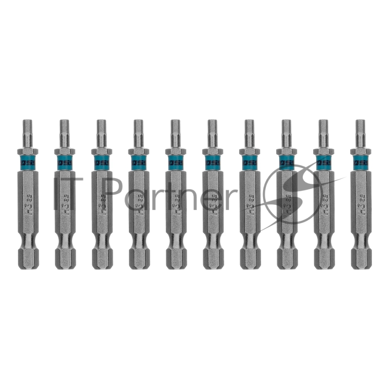 Бита Gross HEX 3х50 мм, сталь S2, шестигр., 10 шт.