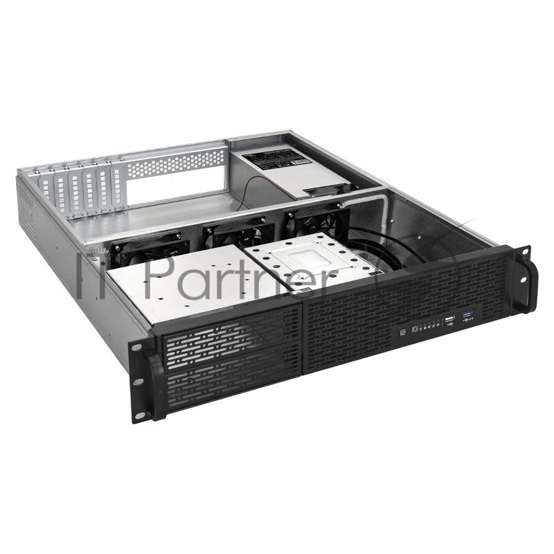 Серверный корпус ExeGate Pro 2U550-06/2U2088 (RM 19", высота 2U, глубина 550, БП 2U-400ADS, USB+USB 3.0)