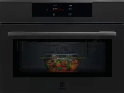 Встраиваемая микроволновая печь Electrolux EVM9E2XT черный, 44 л, 1000 Вт, переключатели - сенсор