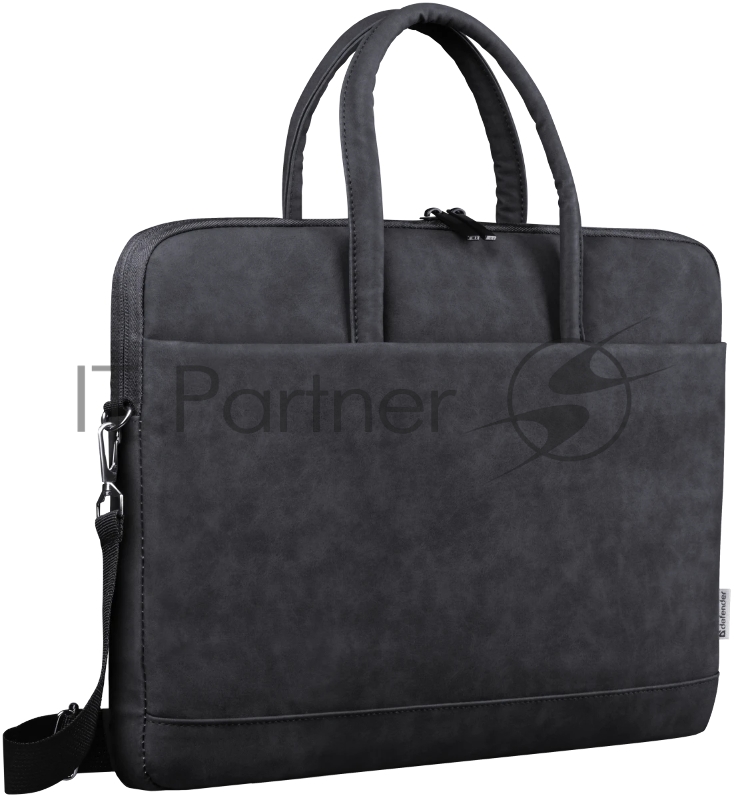 Сумка для ноутбука Defender c карманом Trendy 15-16" PU кожа черный