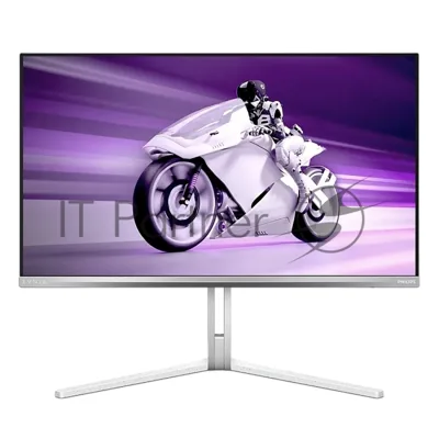 Монитор 26.5" Philips Evnia 27M2N8500 QD-OLED 2560x1440, 360 Гц, 0.03 мс, 16:9, 250 кд/м², 2xHDMI 2.1, DP 1.4, USB Hub (2x USB 3.2), 3.5 Jack, DisplayHDR True Black 400, FreeSync, G-Sync, динамики (2x5 Вт), Ambiglow, белый