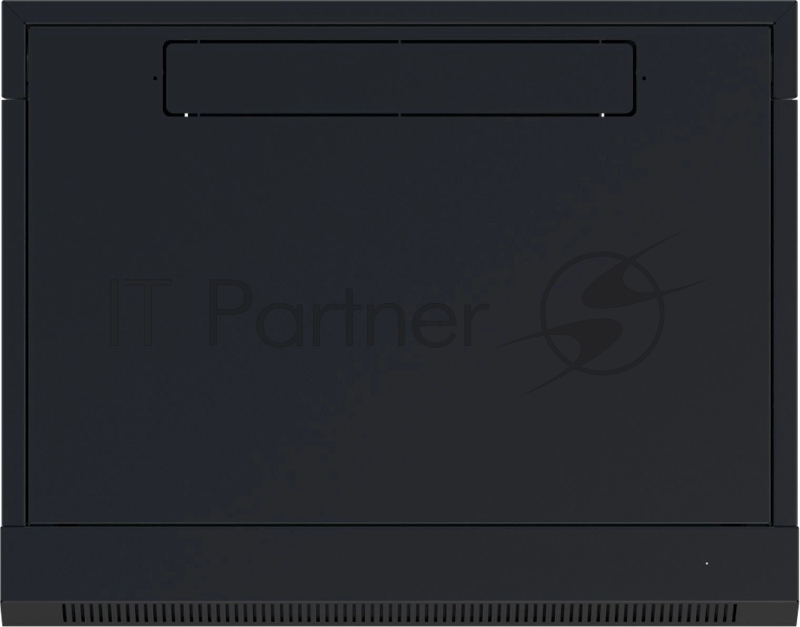 Шкаф настенный телекоммуникационный NTSS W 9U 600х450х500 мм, 2 профиля 19, дверь стеклянная, боковые стенки съемные, задняя стенка, разобранный, черный RAL 9005 NTSS-W9U6045GS-2BL
