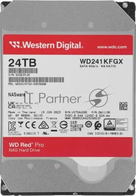 Жесткий диск HDD WD Red Pro 24Tb 7200rpm SATA 512Mb 3.5"