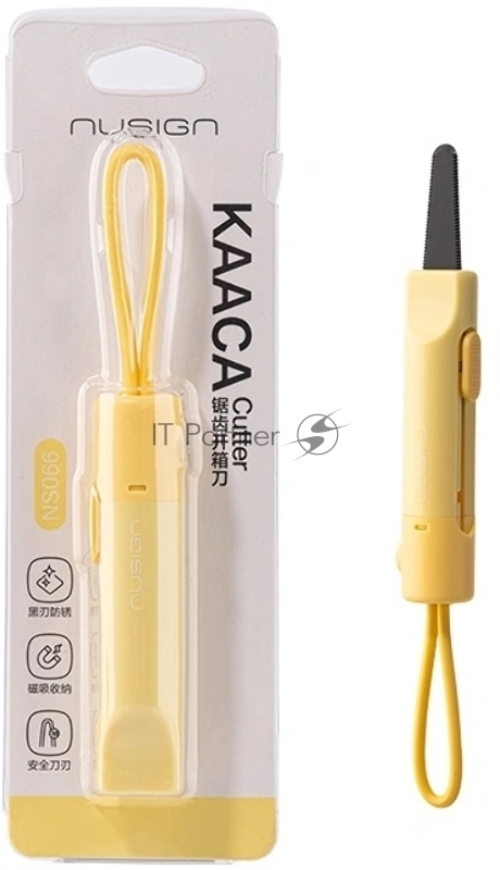 Нож канцелярский для резки Deli NS066 Nusign выдвижное лезвие фиксатор