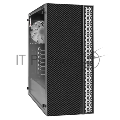 Компьютерный корпус Miditower ExeGate EVO-9211-500NPX (ATX, БП 500NPX с вент. 12см, с окном, 2хUSB+1хUSB3.0, HD аудио, черный, 1 вент. с RGb подсветкой)