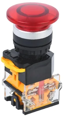 Кнопка IEK D8-11M Грибок d=22мм 1з+1р красная