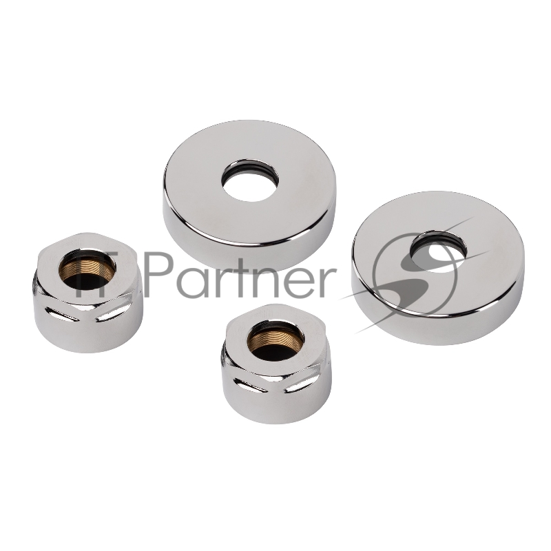 Набор подключения Royal Thermo Design 3/4" ЕК - 15 мм (хром)